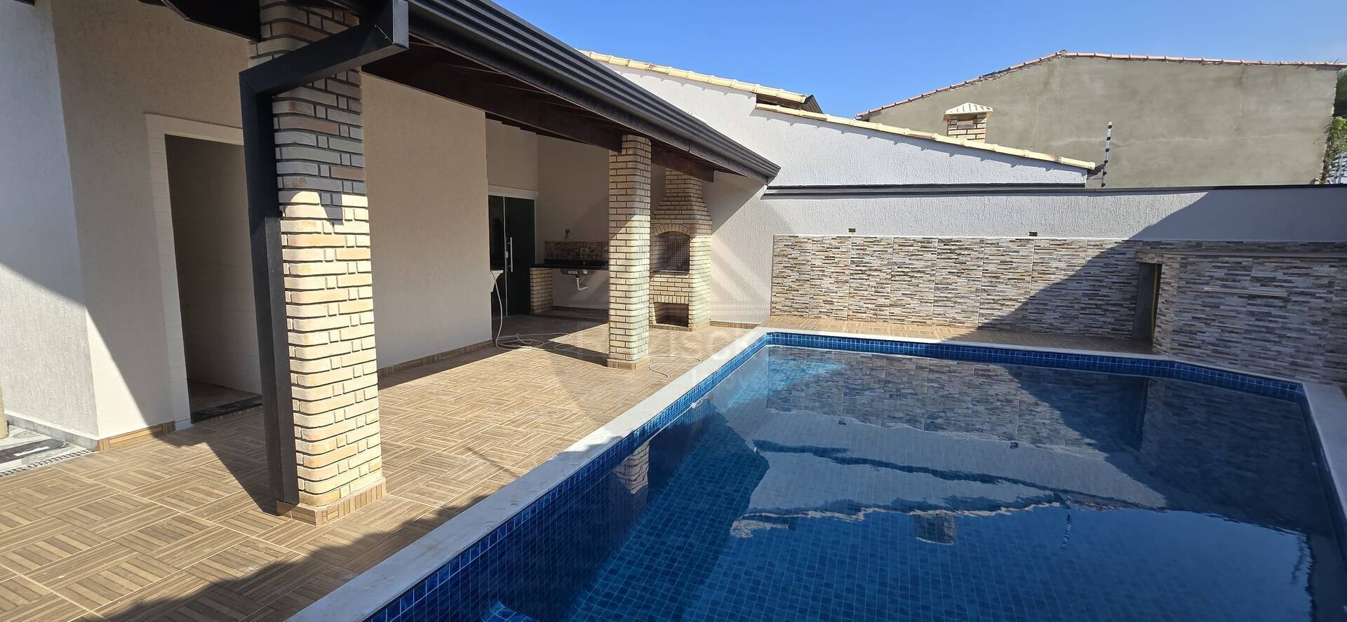 CASA NOVA LOTE INTEIRO COM PISCINA  , LADO PRAIA  EM ITANHAÉM- 1000M DO MAR — foto 11