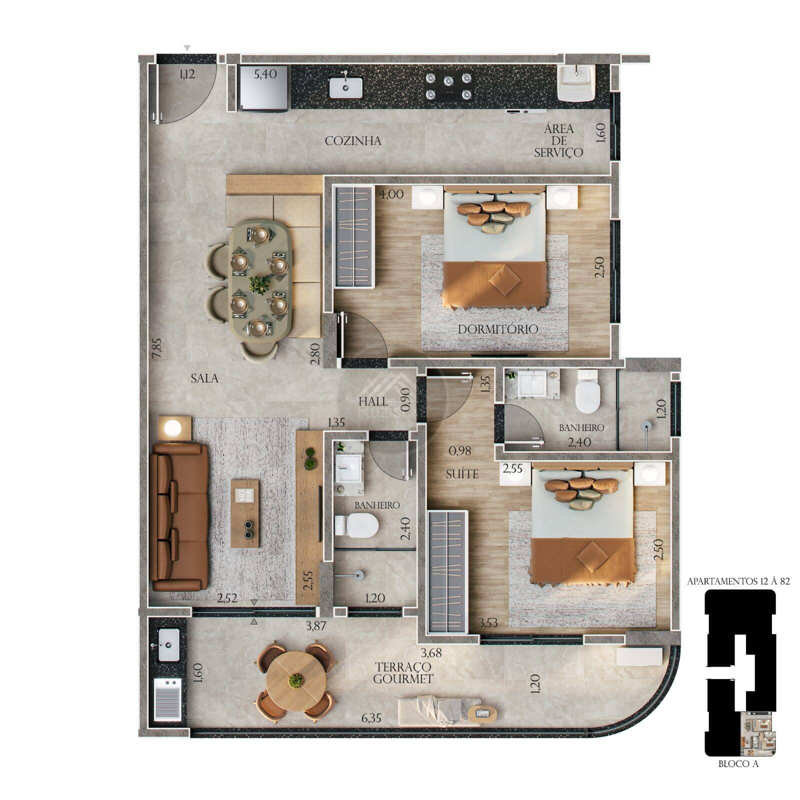 Apartamento, 1 quarto - Foto 16