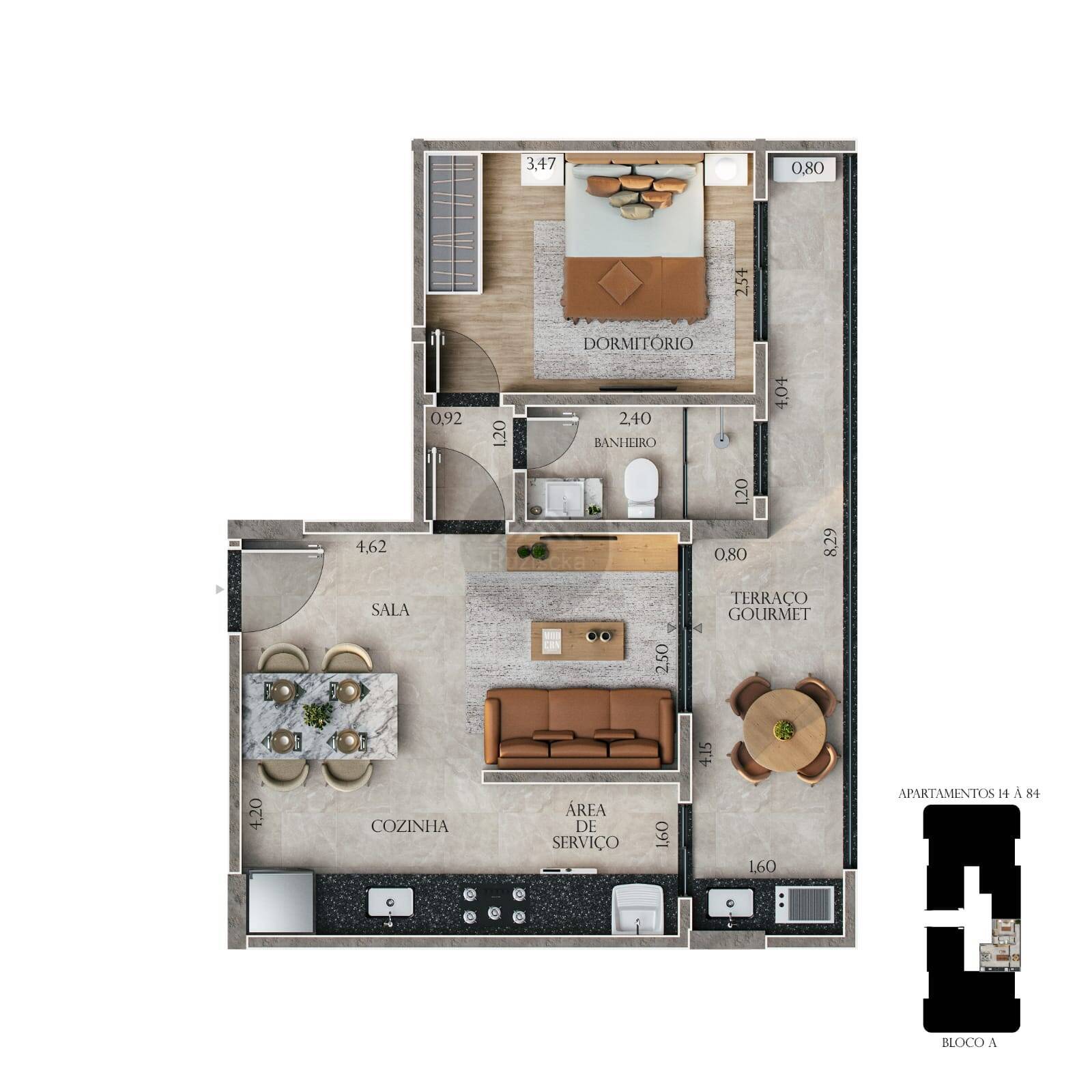 Apartamento, 1 quarto - Foto 17