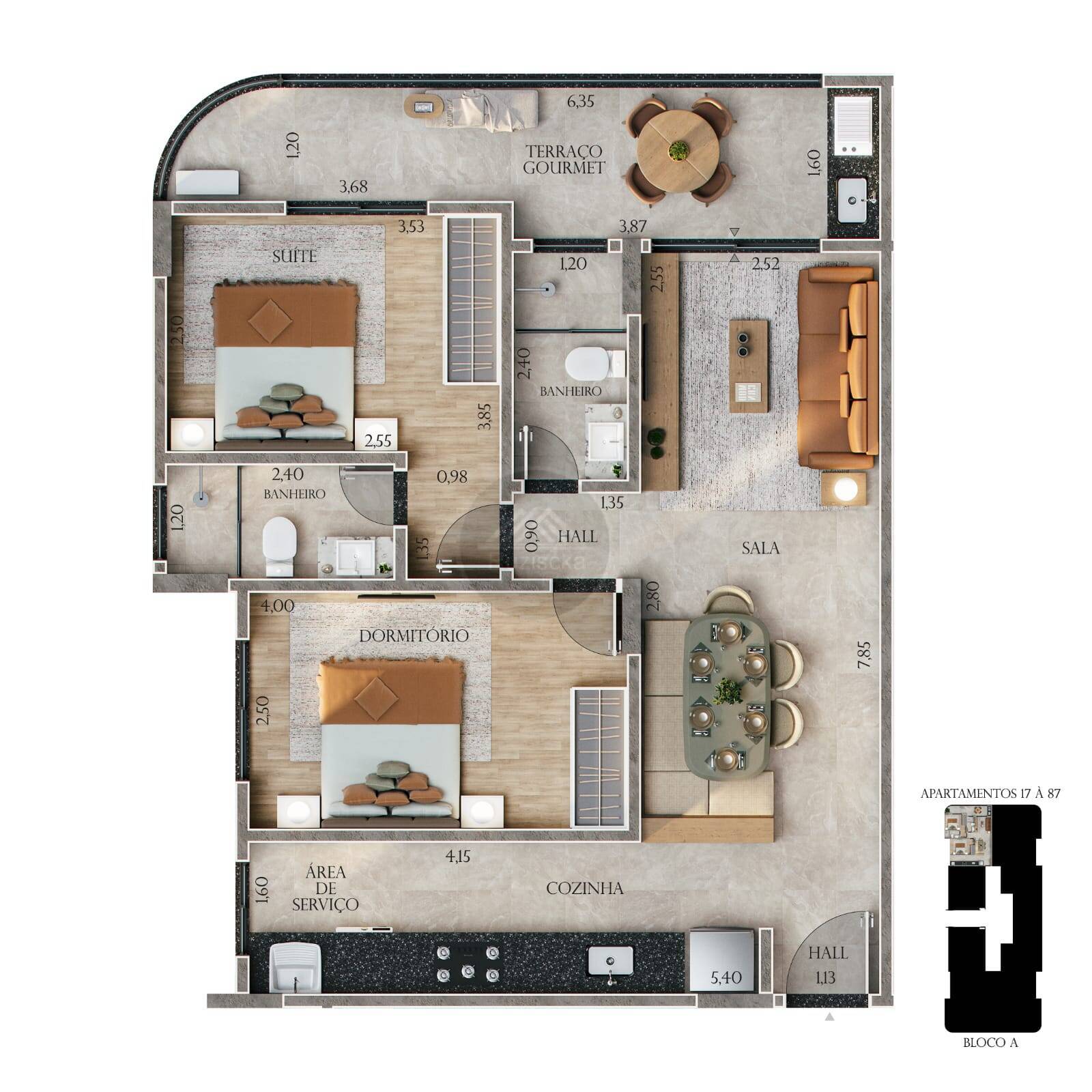 Apartamento, 1 quarto - Foto 19