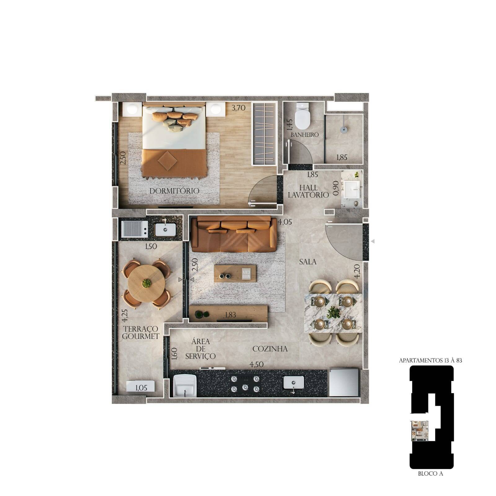 Apartamento, 1 quarto - Foto 23